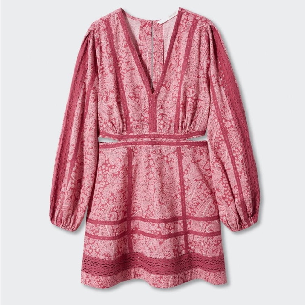 Paisley Dress with cutouts